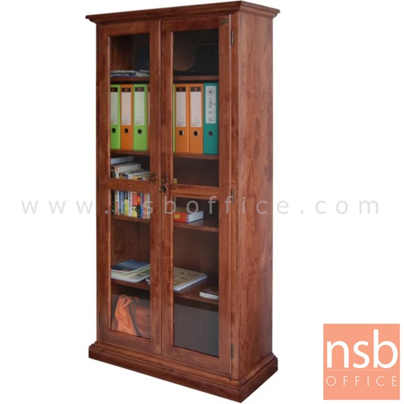 G06A060:ตู้โชว์บานเปิดกระจกใส รุ่น Akela ขนาด 92W*40D*186.5H cm. 