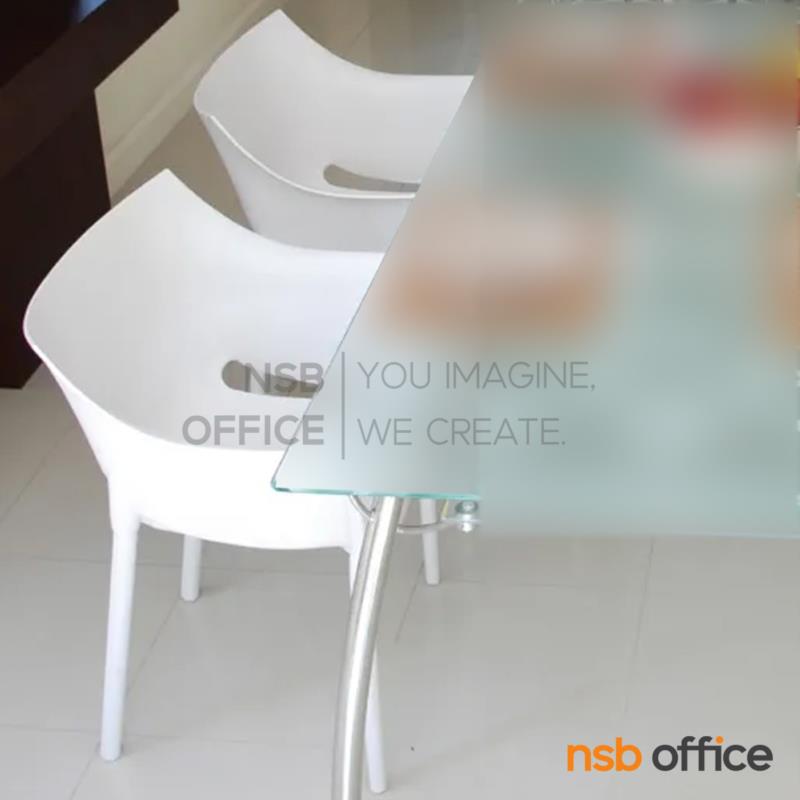 เก้าอี้โมเดิร์นพลาสติกโพลี่(PP)ล้วน รุ่น PP9212 ขนาด 56W cm. 