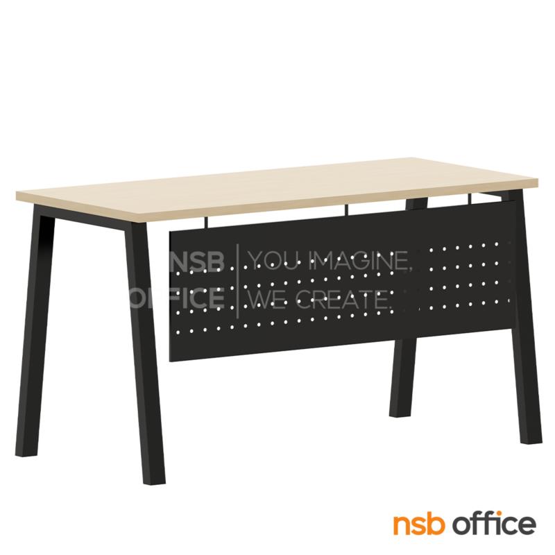 A46A004:โต๊ะทำงาน รุ่น Axion (แอคซิออน) ขนาด 120W, 135W, 150W cm. บังตาเหล็ก ขาเหล็ก