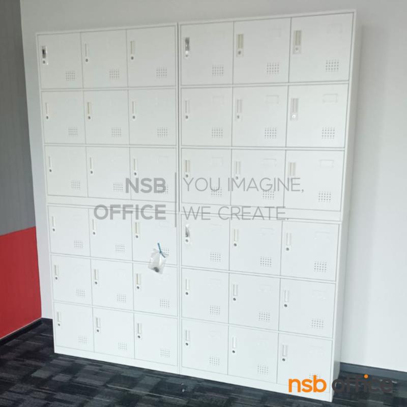 ตู้ล็อกเกอร์ 9 ประตู   รุ่น Trivy (ไทซ์วี่)  ขนาด 90W*42D*100H cm. มีกุญแจล็อค