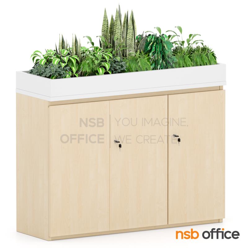 C01A100:ตู้เก็บเอกสารบานเปิดพร้อมช่องวางของด้านบน รุ่น Collin (คอลลิน)  บานเพ่ 