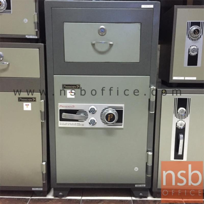 ตู้เซฟแคชเชียร์ 250 กก. รุ่น ND200 มี 2 กุญแจ 1 รหัส พร้อมลิ้นชักแยก   