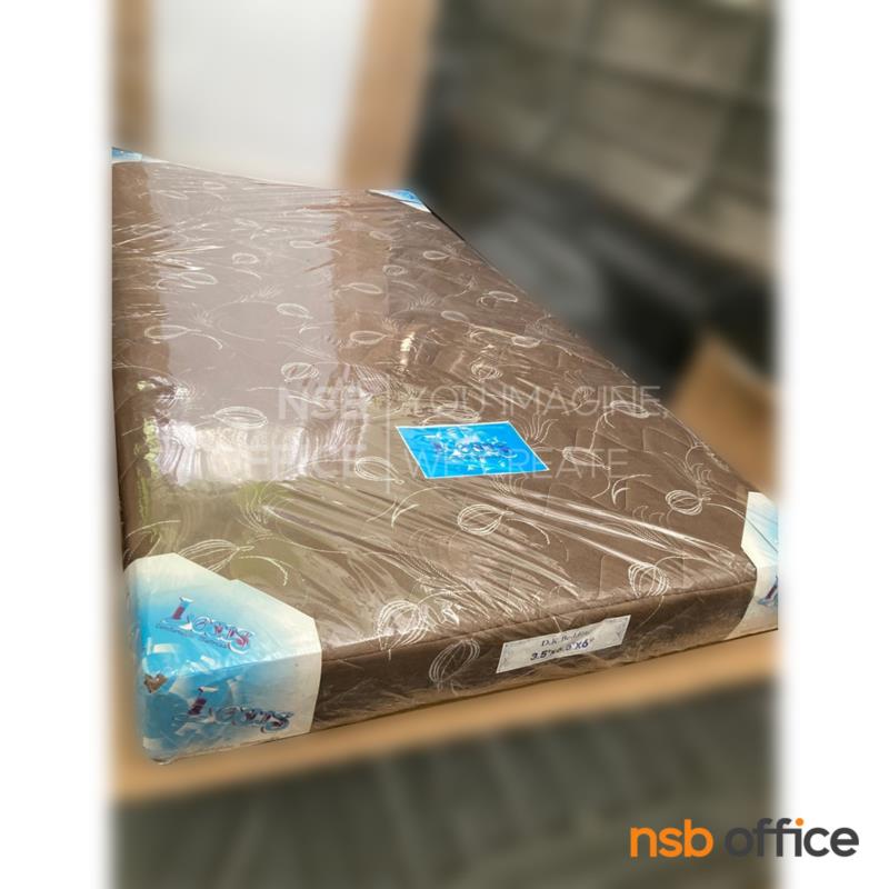 ที่นอนฟองอัดหลุยส์ผ้านิตติ้ง เย็บ 1 คิ้ว รุ่น HL หนา 6 นิ้ว (รับประกัน 10 ปี)   