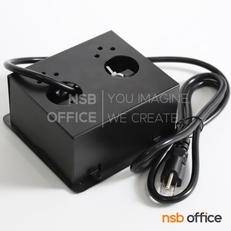 ป๊อปอัพสี่เหลี่ยมมุมมน  รุ่น Luciara (ลูเซียร่า) ขนาด 13.7W cm.  ฝาอลูมิเนียม