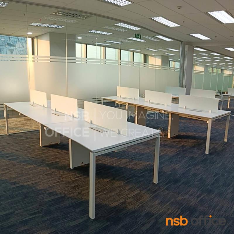 โต๊ะทำงานกลุ่ม รุ่น Boreas (โบรีส) 4, 6 และ 8 ที่นั่ง พร้อมมินิสกรีนกระจก