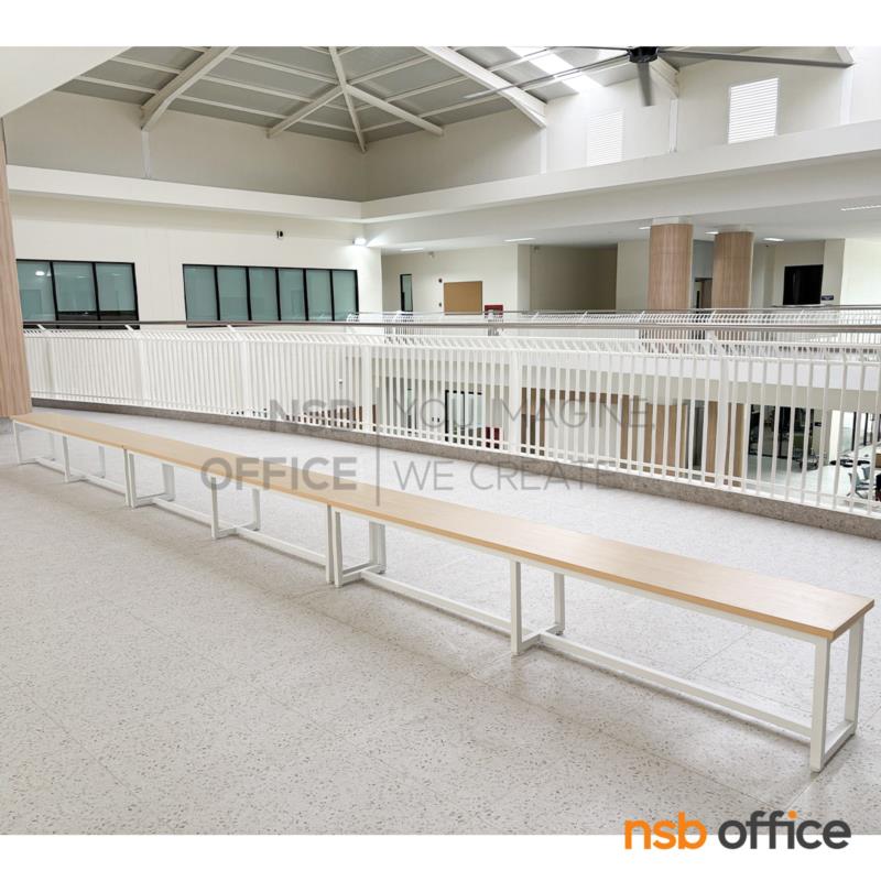 เก้าอี้ม้านั่งยาว รุ่น Amani (อามานี่) ขนาด 180W cm.  โครงขาเหล็ก