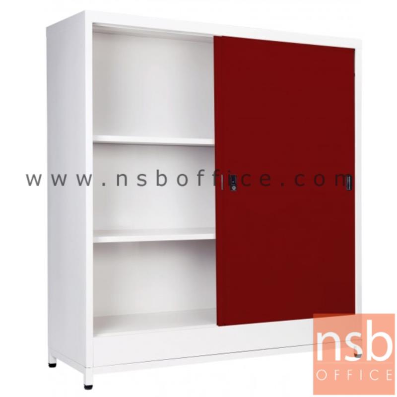 ตู้บานเลื่อนทึบ 4 ฟุต สูงพิเศษ 122H cm (พร้อมฐานรองแบบขาลอย) รุ่น SOD-120   