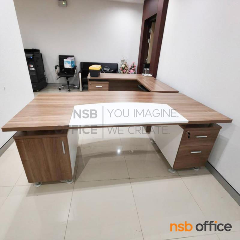 โต๊ะผู้บริหารหน้าตรง รุ่น Nelly (เนลลี่)  