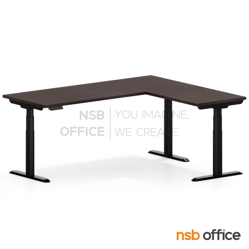 โครงขาปรับระดับแบบโต๊ะตัวแอล (3 motors) ปรับความกว้างได้ 120-180W cm รุ่น Orlean II (ออร์ลีน 2)  ขาเหล็กกลมมน