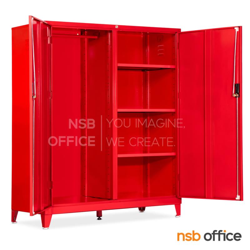 ชุดตู้เก็บอุปกรณ์ดับเพลิง 2 บานเปิดทึบ รุ่น Grelix (เกรลิกซ์) ขนาด 3 และ 4 ฟุต พร้อมฐาน กุญแจล็อก