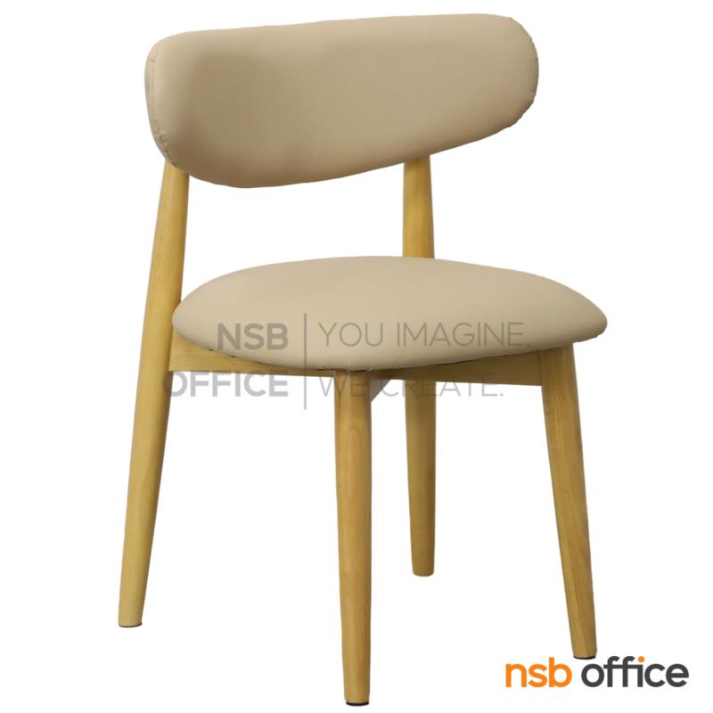 B22A247:เก้าอี้ไม้ยางพารา รุ่น Organ (ออร์แกน)  โครงไม้ยางพารา