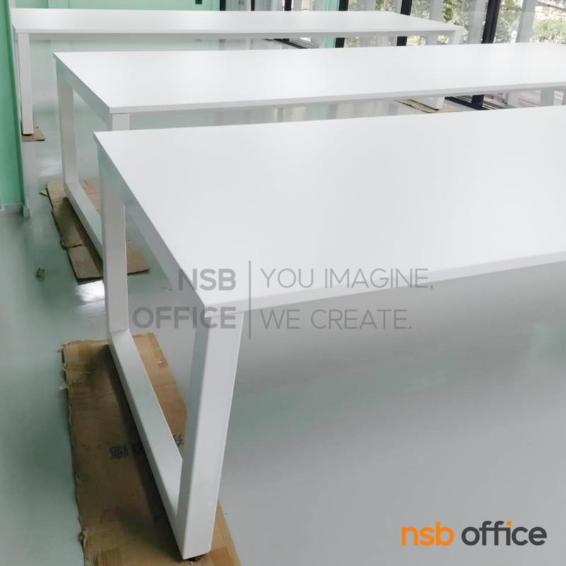 โต๊ะประชุมยาว รุ่น Xyric (ไซริค) ขนาด 240W, 300W, 360W, 400W cm.  ขาเหล็กทรงคางหมู