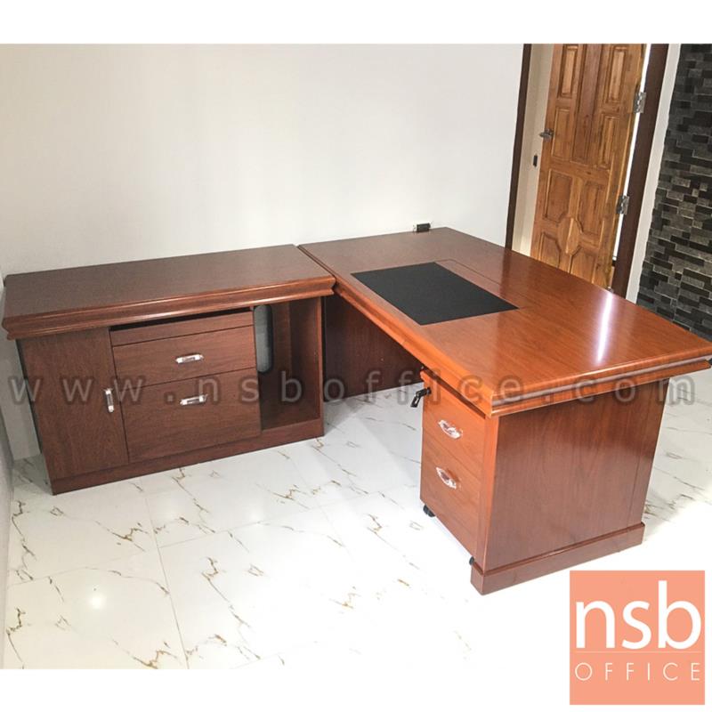 โต๊ะผู้บริหารตัวแอล รุ่น Daejeon (แดจอน) ขนาด 160,180,200 cm. 