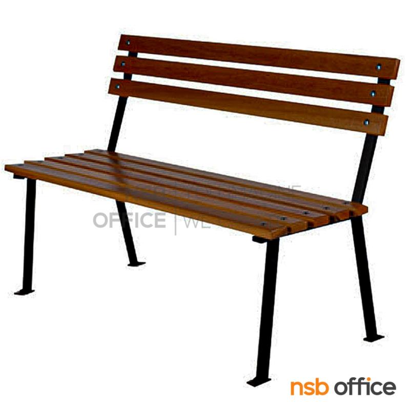 G08A039:เก้าอี้สนามไม้เต็ง เหล็กหล่อ กทม. รุ่น BKK-CS10 ขนาด 100W, 120W, 150W, 200W cm. 