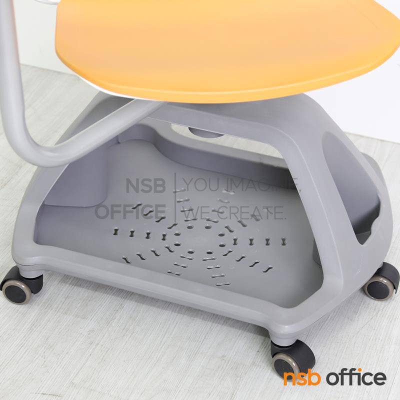 เก้าอี้เลคเชอร์เฟรมโพลี่ล้อเลื่อน รุ่น aloe (แอลโล) วางกระเป๋าได้ 