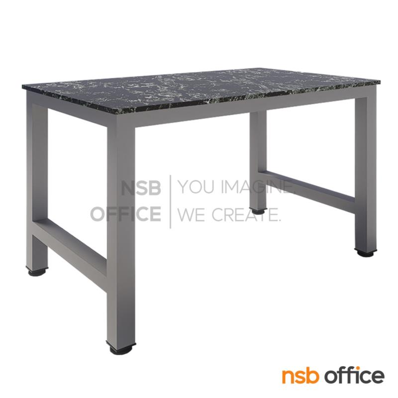 C12A047:โต๊ะปฏิบัติการหน้าท็อปหิน รุ่น Stacy (สเตซี)  ขาเหล็กทำสี Epoxy