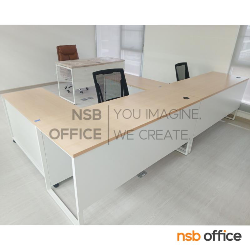 โต๊ะทำงานพร้อมตู้ไซด์บอร์ด  รุ่น Bellingham (เบลลิงแฮม)   