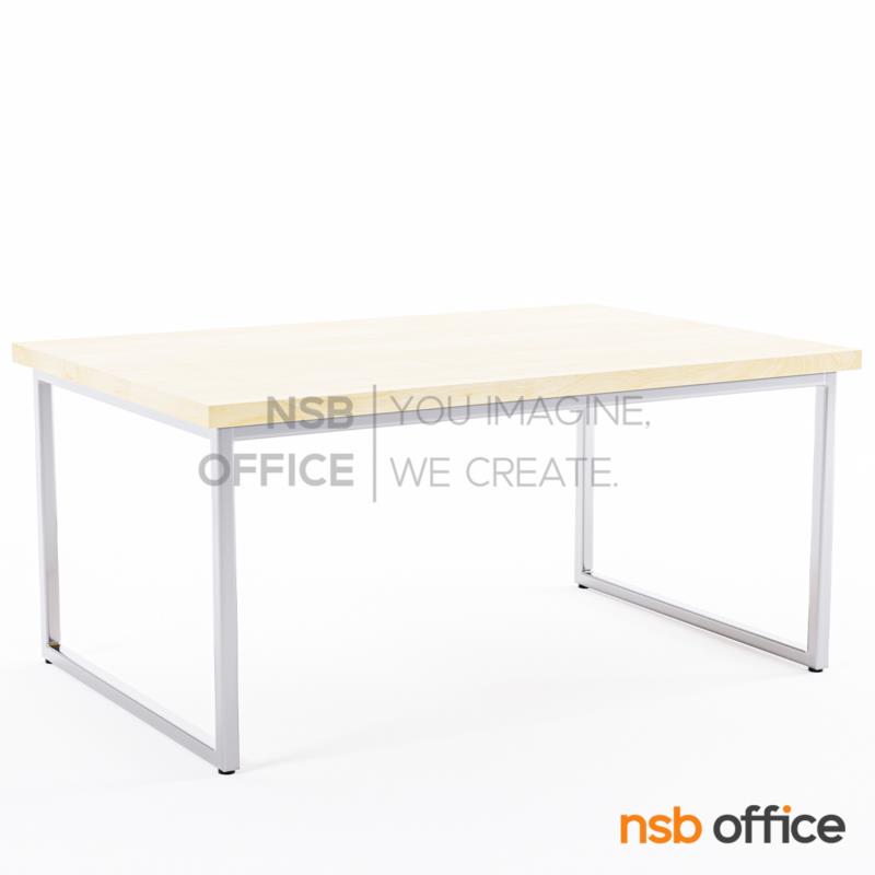 B13A171:โต๊ะกลางเมลามีน    ขาเหล็กชุบโครเมี่ยม