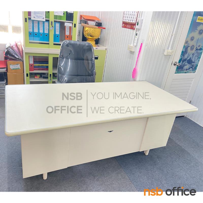 โต๊ะทำงานเหล็กหน้าเหล็ก 7 ลิ้นชัก  รุ่น Cillian (คิลเลียน) ขนาด 4.5 ,5 ,6 ฟุต 