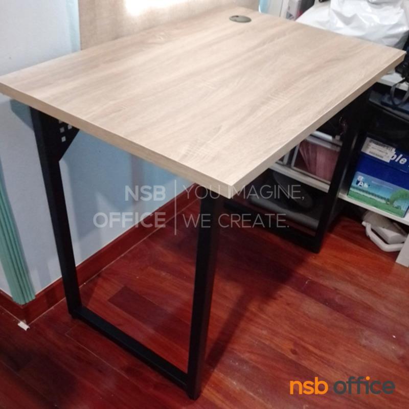 โต๊ะทำงานโล่ง  รุ่น Amir (เอเมอร์)  ขนาด 80W , 90W cm.  สีโซโน่-ดำ