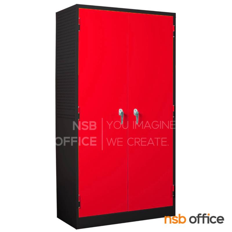 ตู้เก็บเครื่องมือช่าง 2 บานเปิดสูง (ด้านใน 2 ลิ้นชัก) มีรูแขวนอุปกรณ์ MCB720 