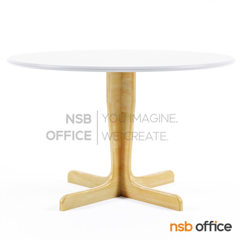 A05A040:โต๊ะประชุมวงกลม top ลามิเนต HPL  ขนาด 90, 120, 150, 180Di cm.  