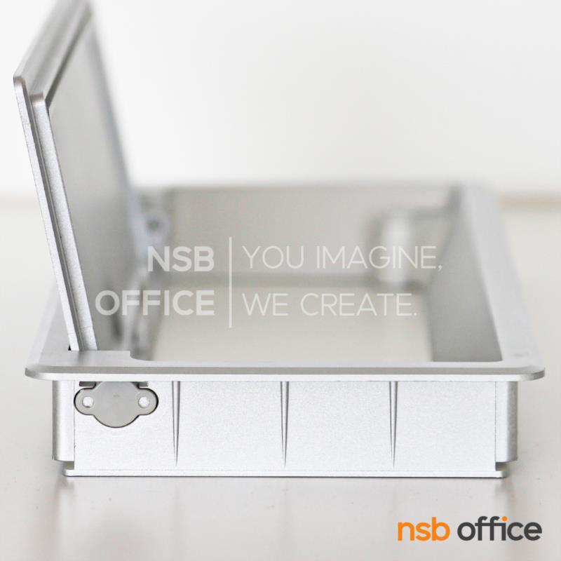 ฝาป๊อบอัพทรงสี่เหลี่ยม รุ่น Kyvex (คิวเว็กซ์) ขนาด 30W cm.  ผลิตจากพลาสติก ABS