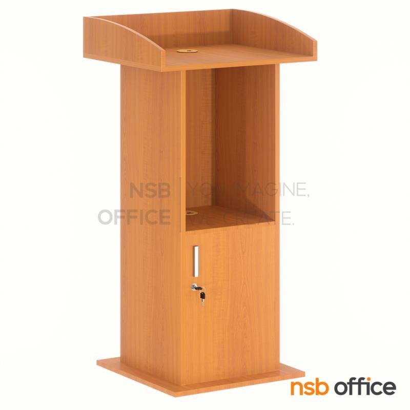 G17A005:โพเดี่ยมไม้เมลามีน  รุ่น Hopestar (โฮพสตาร์)  ขนาด 60W*50D*100H cm.  