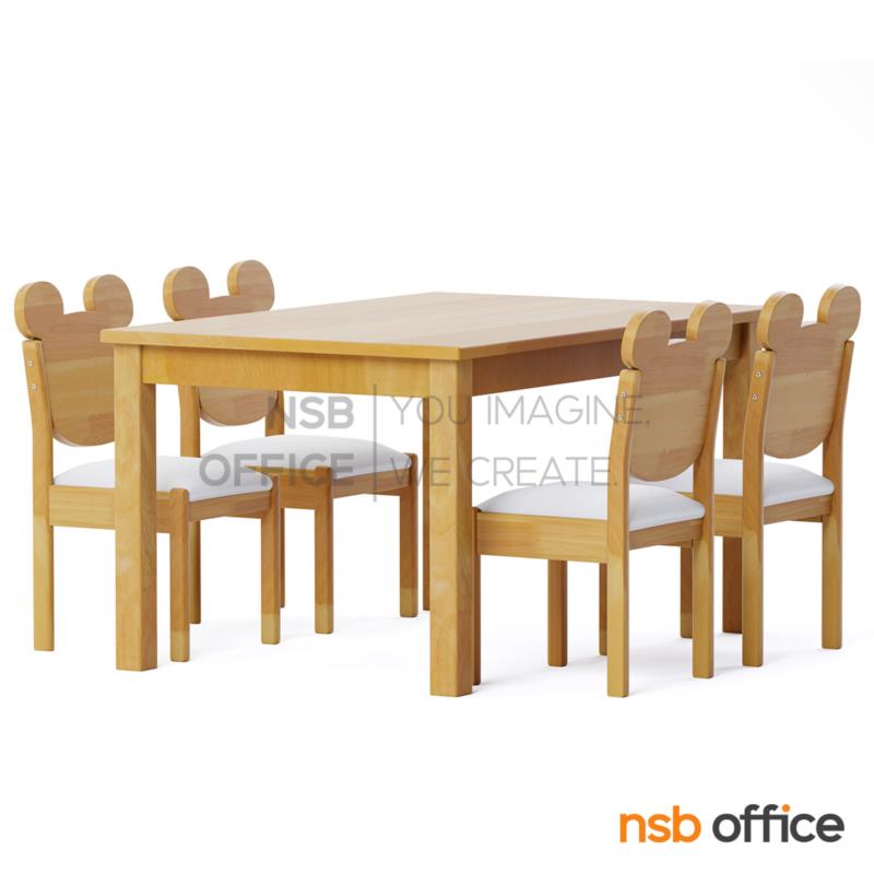 A17A090:ชุดโต๊ะกิจกรรมเด็ก 4 ที่นั่ง รุ่น VICTORIA (วิกตอเรีย) ขนาด 120W cm. 