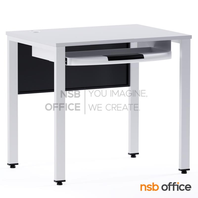 A10A140:โต๊ะคอมพิวเตอร์ รุ่น Riven (ริเว่น) ขนาด 80W cm.  ขาเหล็ก