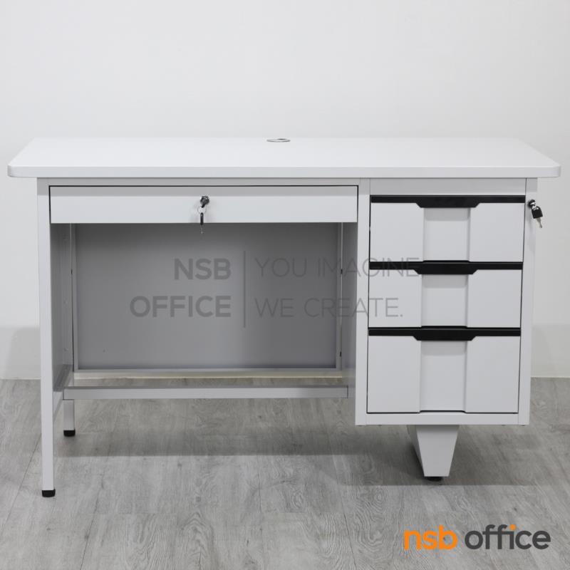 โต๊ะทำงานเหล็ก 4 ลื้นชัก รุ่น Quillen (คิวเลน) ขนาด 120W cm.  