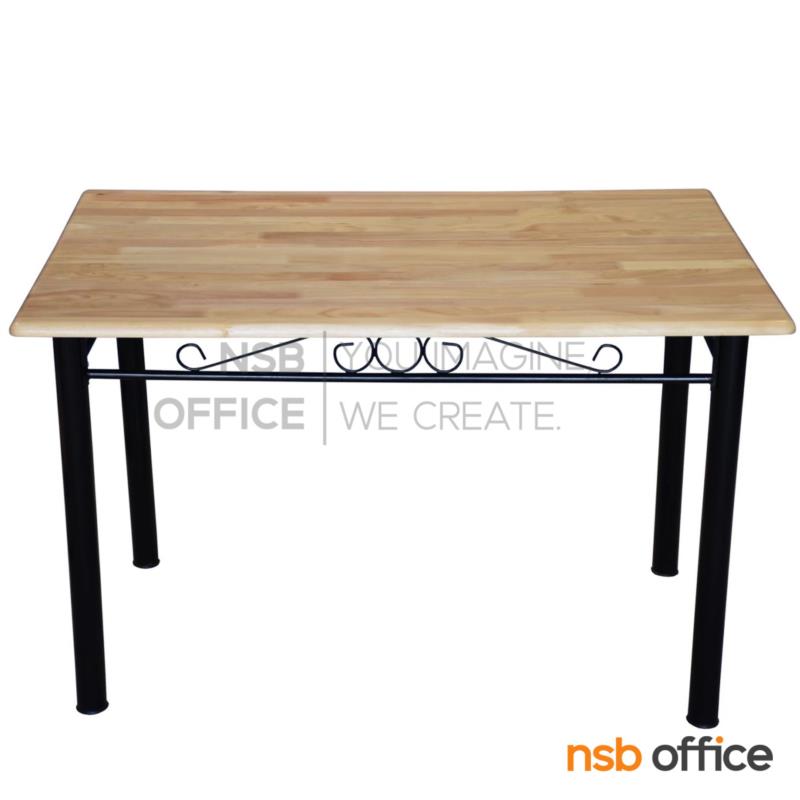 G14A273:โต๊ะกินข้าวไม้ยางพารา  รุ่น Jaydai (เจได) ขนาด 120W cm. ไม่รวมเก้าอี้