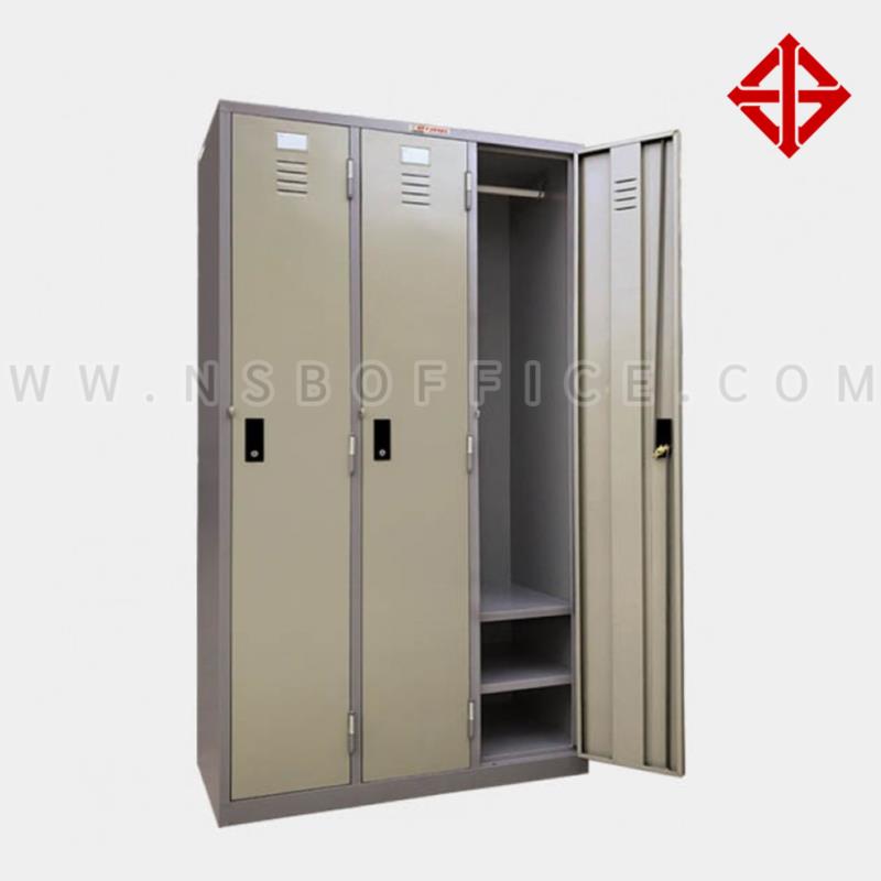 E03A061:ตู้ล็อคเกอร์ 3 ประตู รุ่น Henley (เฮนลี่)  มีมอก.