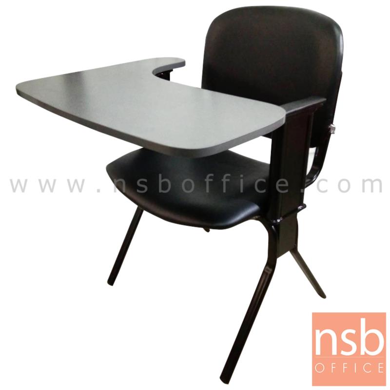 B07A090:เก้าอี้เลคเชอร์ รุ่น Seiya (เซย์ย่า) ขาเหล็กพ่นดำ แผ่นเลคเชอร์ยาวพิเศษ