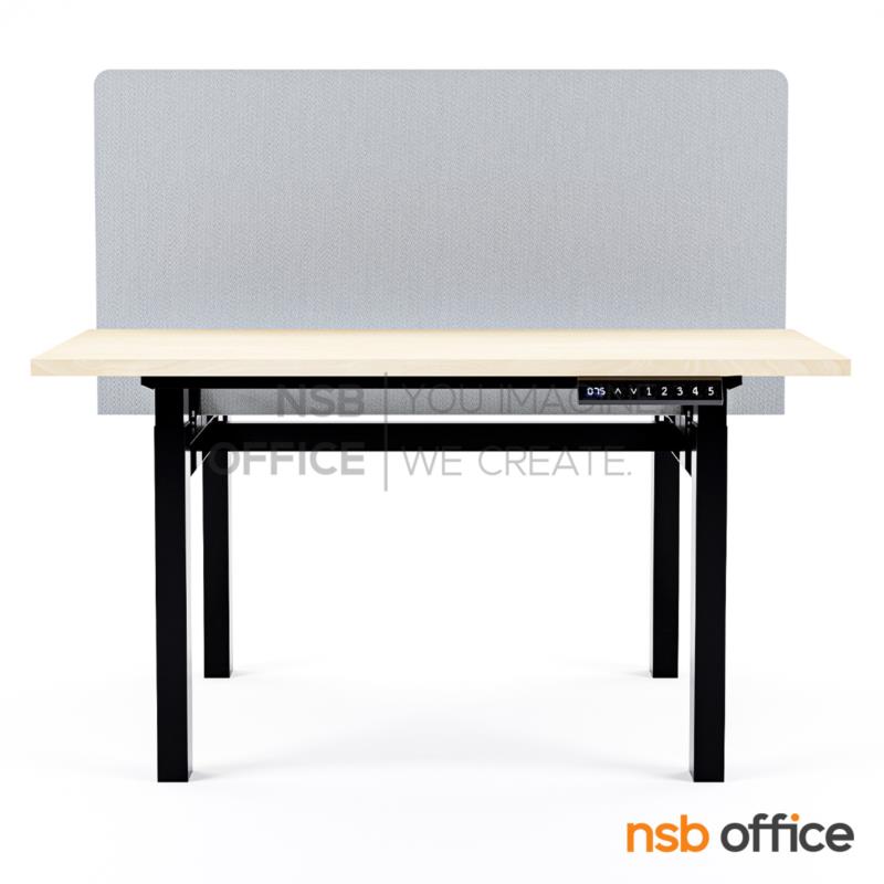 โต๊ะทำงานปรับระดับ Sit 2 Stand ระบบไฟฟ้าแบบ 2 ที่นั่ง รุ่น Spencer (สเปนเซอร์) ผลิต 2 สี ขาว-ดำ 