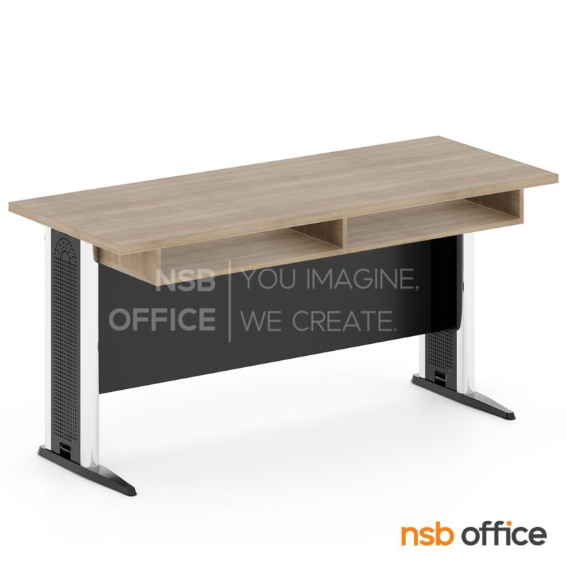 H01A025:โต๊ะนักเรียน รุ่น Oryxian (โอรีเซียน) ขนาด 120W ,150W cm.  ขาเหล็ก