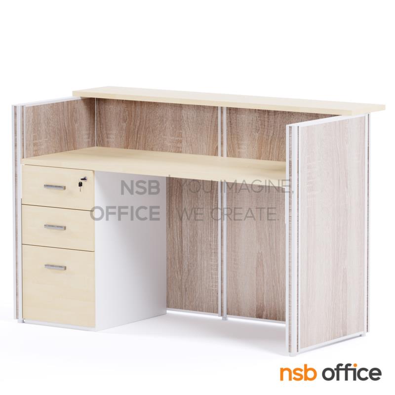 A48A021:เคาน์เตอร์หน้าตรง รุ่น Rivano (ริวาโน) ขนาด 160W ,180W cm. พร้อมตู้ลิ้นชัก