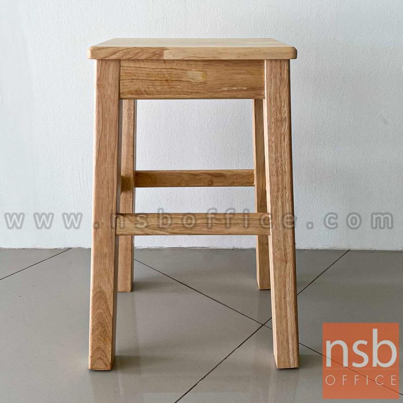 เก้าอี้บาร์สตูลที่นั่งเหลี่ยม รุ่น Baden (บาเด็น)  โครงไม้ทั้งตัว