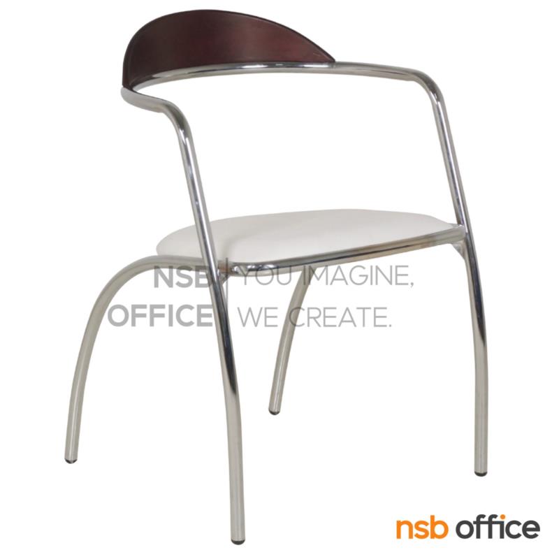 B20A084:เก้าอี้อเนกประสงค์เหล็ก รุ่น MN-D-7  ขาเหล็กชุบโครเมี่ยม