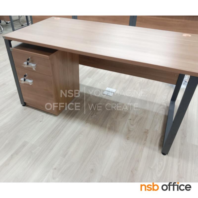 ตู้ 1 ลิ้นชัก 1 บานเปิด  รุ่น Zylux (ไซลักซ์) สูง 60H cm. เมลามีน