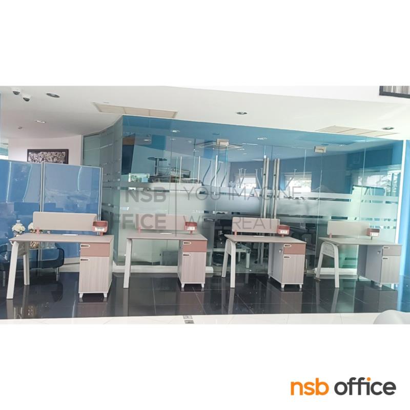 โต๊ะทำงาน 1 ลิ้นชัก 1 บานเปิด รุ่น Gardie (การ์ดี้) ขนาด 120W cm.  ขาเหล็ก