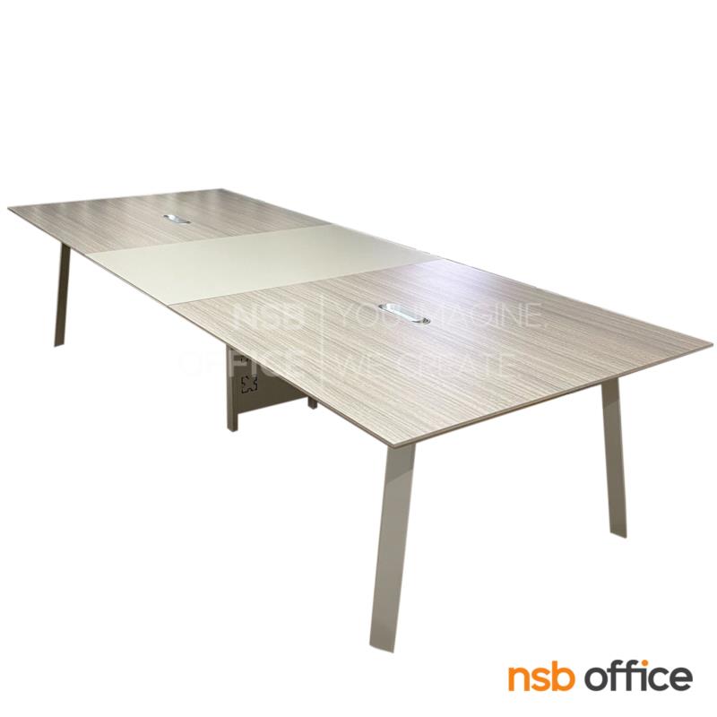 A05A270:โต๊ะประชุมทรงสี่เหลี่ยม รุ่น ATHENA ขนาด 320W และ 240W cm. ขาเหล็ก