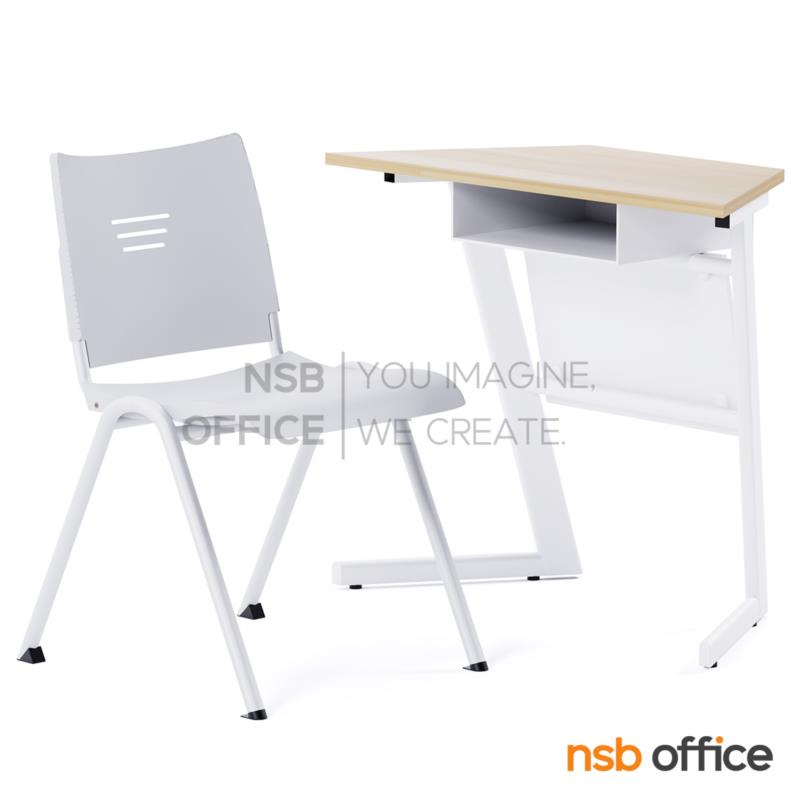 ชุดโต๊ะและเก้าอี้นักเรียน รุ่น Gothic (โกล์ทลิค)  มีช่องเก็บหนังสือ