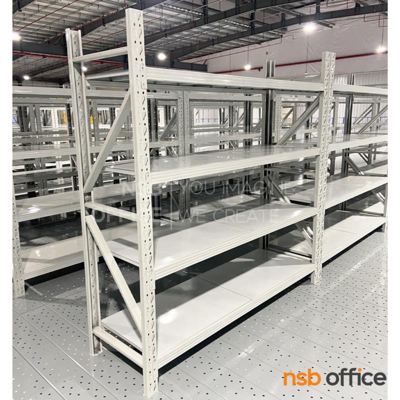 D05A033:ชั้นเหล็ก MB-300  (2 เมตร 60D cm) แผ่นชั้นเหล็ก 300 kg/ชั้น เทาอ่อน