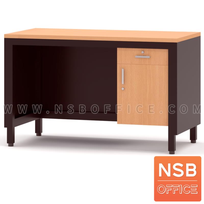 A10A102:โต๊ะทำงาน รุ่น Valencia (วาเลนเซีย) ขนาด 120W cm. ขาเหล็ก