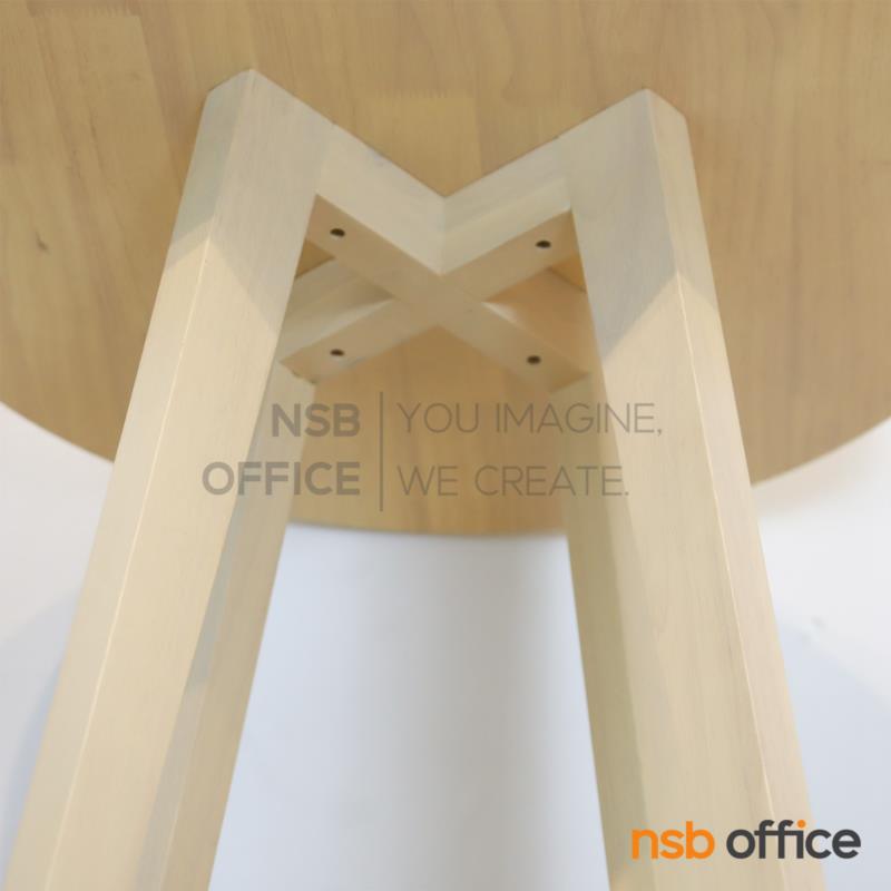 โต๊ะบาร์หน้าท็อปกลม ไม้ยางพาราล้วน รุ่น Jubilee (จูบิลลี่)  