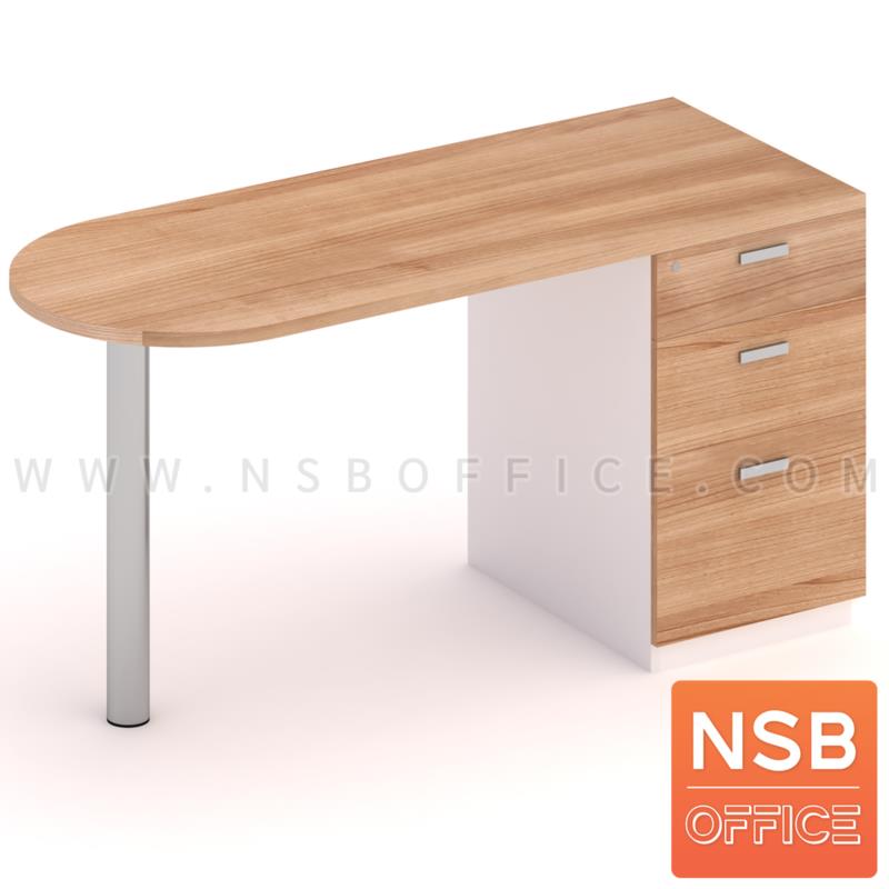 A10A106:โต๊ะทำงานหมอ และโต๊ะตรวจแพทย์ 3 ลิ้นชัก รุ่น Cera (เซร่า) ขนาด 120W, 150W cm. ขาเหล็กกลม 