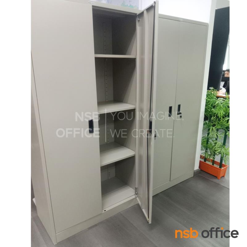 ตู้เอกสาร 2 บานเปิด รุ่น Mabel (เมเบล) ขนาด 91.4W*182.9H cm. กุญแจล็อก 