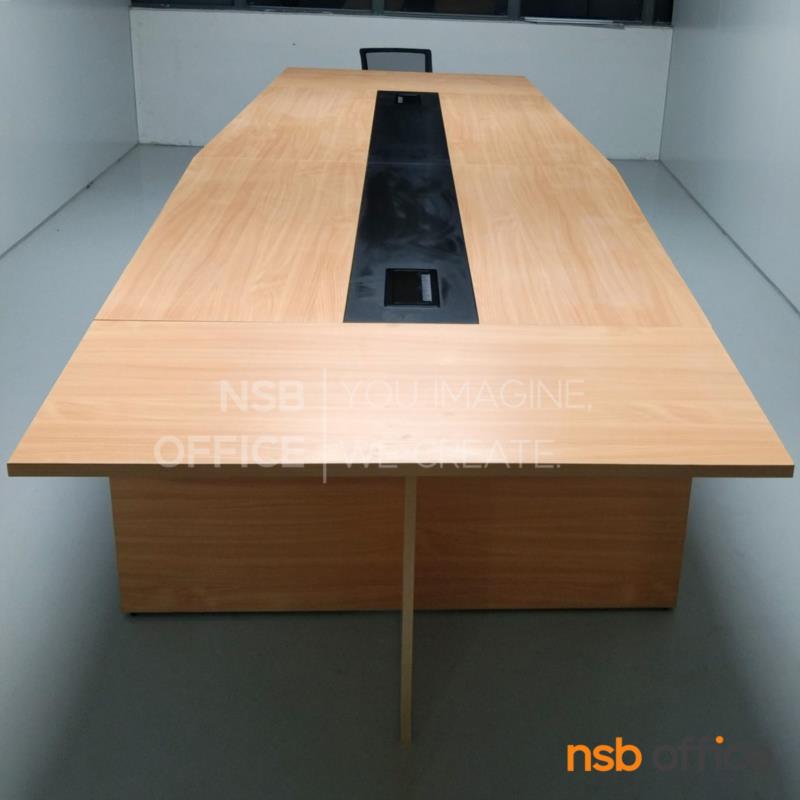 โต๊ะประชุมทรงเรือ  รุ่น Zovita (โซวิต้า) ขนาด 420W cm.  