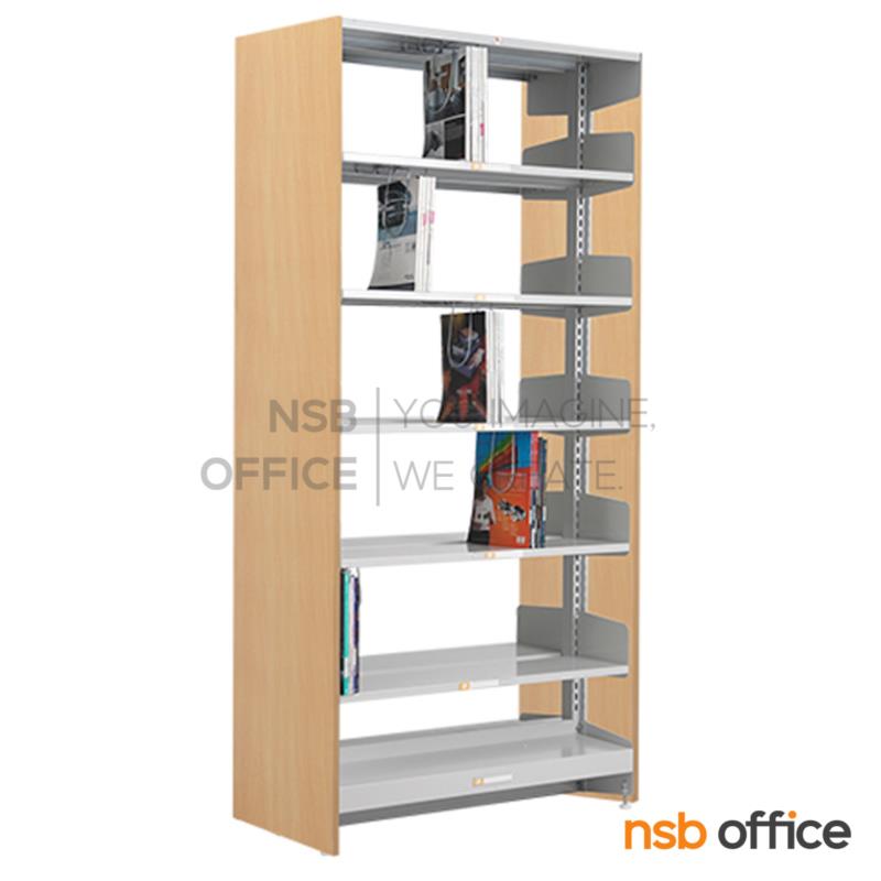 D01A034:ชั้นห้องสมุด 6 ชั้น  รุ่น TY-SS713 ขนาด 96.2W ,187W ,280W*196.5H cm. พร้อมแผ่นไม้ปิดข้าง